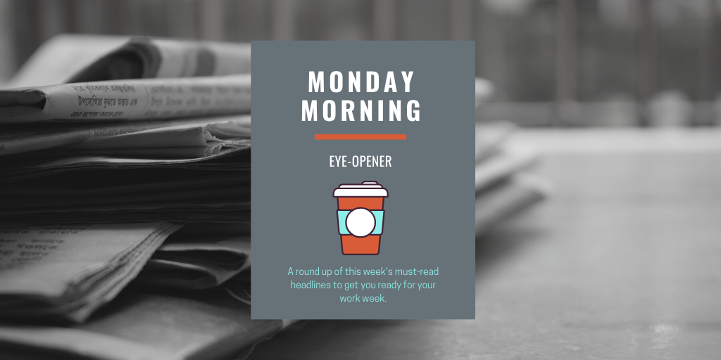 Monday Morning Eye-opener: November 18, 2019